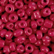 Glasperlen rocailles 6/0 (4mm) Cherry red